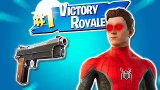 Using *ONLY* PISTOLS to WIN Fortnite