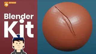 How to Use Blender Kit for sculpting in Blender [2.91]