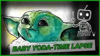 Drawing Baby Yoda (The Mandalorian)
