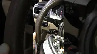 Как снять руль на Ауди А7.