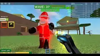 Playing Roblox Zombie attack!