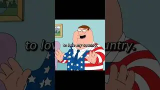 Peter has become a true patriot...😳