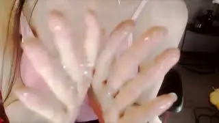 #asmr 手部滋养：精油霜的 ASMR 轻语 Hand Nourishment: ASMR Whispers of Oil Cream