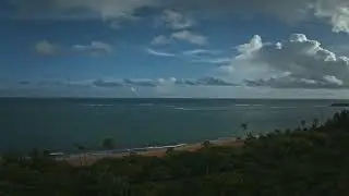 Sunrise aerial hyperlapse from Piñones, Loiza, Puerto Rico 2023 08 06