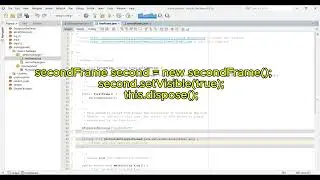 Quick tutorial on how to Open another JFrame with Button in Java
