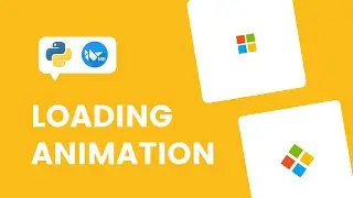How To Create Loading Animation Or Preloader Using KivyMD And Python | Loading Animation