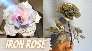 Роза из металла своими руками/Iron rose/как сделать кованую розу/handmade