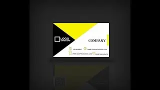 Photoshop Tutorial | Business Card Design  | by graphic school