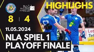 Highlights vom NLA Playoff Finalspiel 1/5. RHC Diessbach vs RHC Dornbirn (8:4)