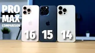 iPhone 16 vs. 15 vs. 14 Pro Max: Camera & Design Comparison