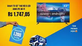 Smart TV 43” Full HD D-LED AIWA IPS Wi-Fi