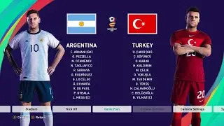 Argentina vs Turkey | International Cup 2021 | eFootball PES 2021 FIFA 21 Gameplay 1080P 60FPS