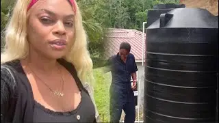 GETTING WATER FOR THE ANIMALS LAUNDROMAT BUYING $900 1000 gallon water tank