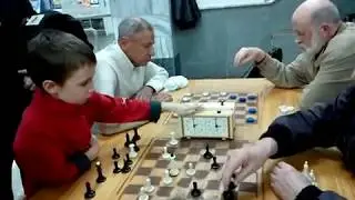 Cherniaiev Tykhon 7 y.o.(2082) vs. Sobolev Artur (2179), 1-0, 3+0. Ukraine. Kharkov. 10/10/2017