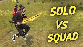 HACKER KI TARAH MARA SOLO VS SQUAD OP GAMEPLAY | GARENA FREE FIRE