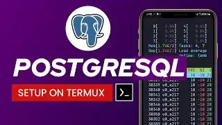 I tried setup PostgreSQL on Android! IT'S AMAZING.