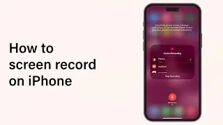 How To Screen Record On iPhone 2025 | Record iPhone Screen With Sound