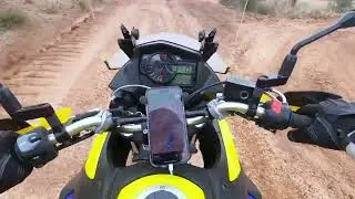 Suzuki VStrom Breaking in TKC70 Tires
