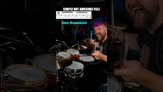 Simple but AWESOME drum fill🥁