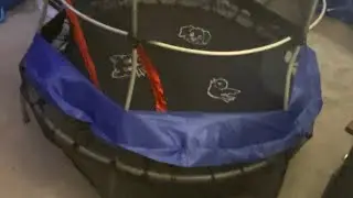ASSEMBLY JOB, INSTALLING MY SONS TRAMPOLINE ￼SOMETHING DIFFERENT