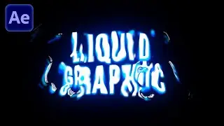 Liquid Typography Animation in After Effects [After Effects Tutorial Deutsch]