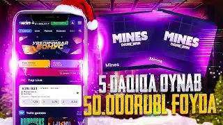 1 KUNDA OYIN OYNAB 107$ PUL #MINES #INTERNETDA #PUL #ISHLASH