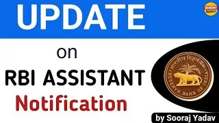 Update on RBI ASSISTANT Notification