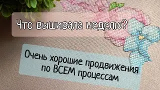 195. Продвижения за неделю | Много вышитых крестиков | Вышивка крестом