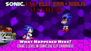 What Happened Here? | Sonic.exe Elit Erroribus
