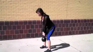 Master RKC Andrea Du Cane Demonstrates the Kettlebell Deadlift Row