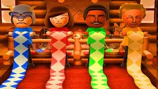 Wii Party U Battle Minigames - CptAmerica vs Mizuho vs Steven vs Monica (Master Cpu )