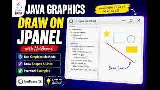 Java Graphics Draw on JPanel | NetBeans