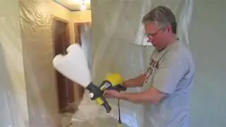 How to do a Knock down Ceiling