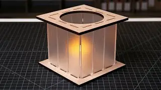 How to make a Modern Candle Box with a Laser Cutter