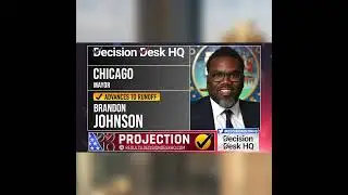 Brandon Johnson Projected to Advance In Chicago Mayoral Election I DDHQ