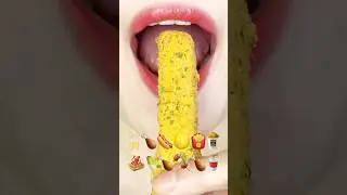 ASMR DELICIOUS CHEESE EMOJI FOOD 뿌링클 이모지 먹방 (sped up)