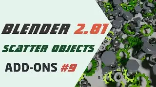 Blender 2.81 Аддон Scatter Objects