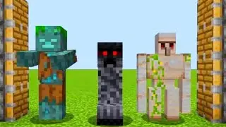 Gigand Drowned + Death Creeper + Iron Golem = ??? / minecraft