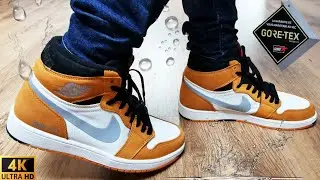 Jordan 1 High​ Element Gore-Tex​ Light​ Curry / DETAIL​ &​ ON​ FEET​
