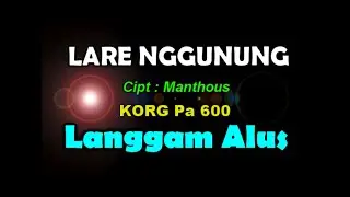 LARE GUNUNG Karaoke Campursari Korg Pa600 + Lirik