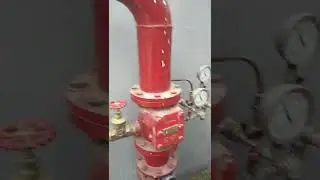 Firefighting | Testing  of Alarm Gong Valve| Isolation control valve | ICV