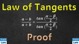 Law of Tangents || Trigonometry