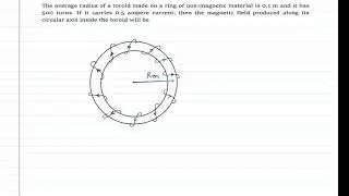 Magnetism / Toroid/neet/ Jee mains