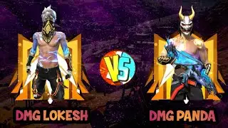 DMG LOKESH VS DMG PANDA / ONLY ONE TAP/ PANDA WELL SKILLED PLAYER/ FRIENDLY ROOM MATCH/ #freefire #