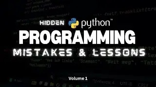 Hidden Python Bugs & Lessons Every Beginner Should Know | Volume 1