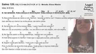 Salmo 129 - No Senhor, toda graça e redenção - 5º Domingo da Quaresma - 26.03 + Músicas para a Missa