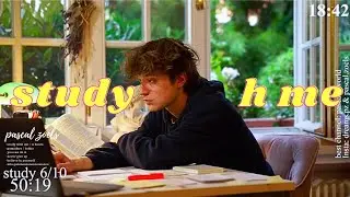 LIVE | 11-HOUR study with me 📚🌧 rain sounds & pomodoro timer 60 & 10