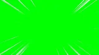 SPEED LINE COMIC GREEN SCREEN | PART 1