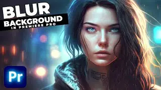 How To BLUR The BACKGROUND In Premiere Pro 2023