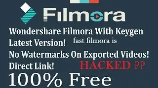 How to download and HACKED verson Wondershare Filmora 8 7 1 for free Lifetime